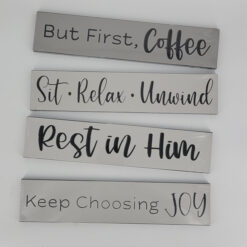 16in Shelf Setters (Assorted Message)