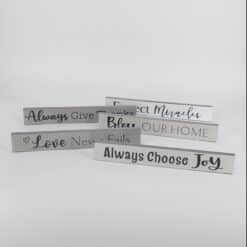 12in Shelf Setters (Assorted Messages)