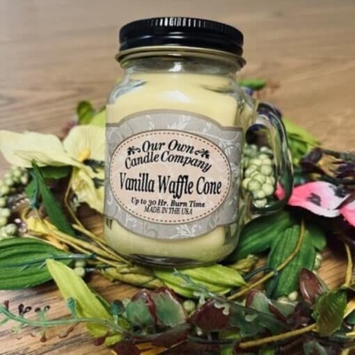 Vanilla Waffle Cone Mini Maaon Candle