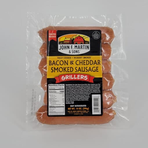Bacon and Cheddar Smoked Sausage Griller