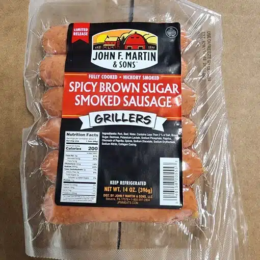 Spicy Brown Sugar Smoked Sausage Grillers