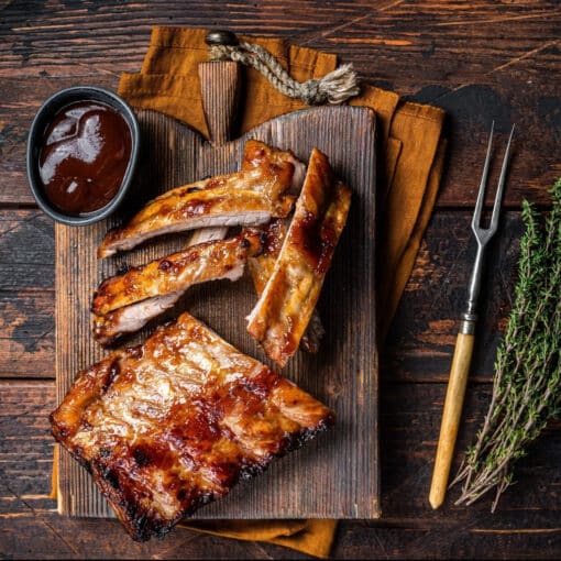 Pre-Cooked BBQ Baby Back Ribs